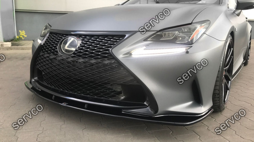 Prelungire splitter bara fata Lexus RC 2014- v2 - Maxton Design