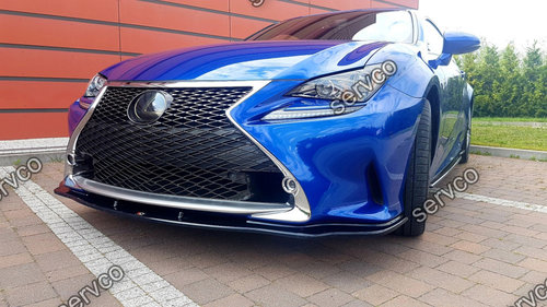Prelungire splitter bara fata Lexus RC 2014- v3 - Maxton Design