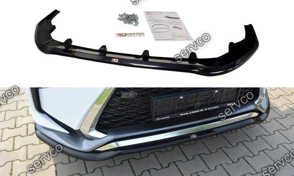 Prelungire splitter bara fata Lexus RX Mk4 F-Sport 2015- v2 - Maxton Design