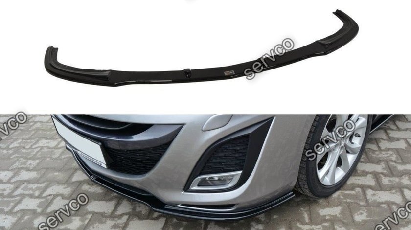 Prelungire splitter bara fata Mazda 3 Mk2 Sport 2009-2011 v2 - Maxton Design