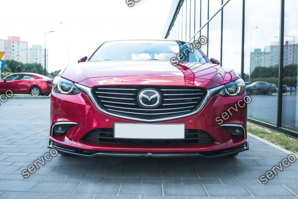 Prelungire splitter bara fata Mazda 6 GJ Mk3 Facelift 2014-2016 v5 - Maxton Design
