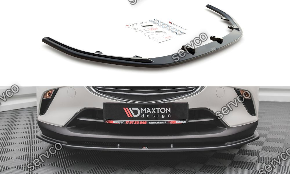 Prelungire splitter bara fata Mazda CX-3 2015- v1 - Maxton Design