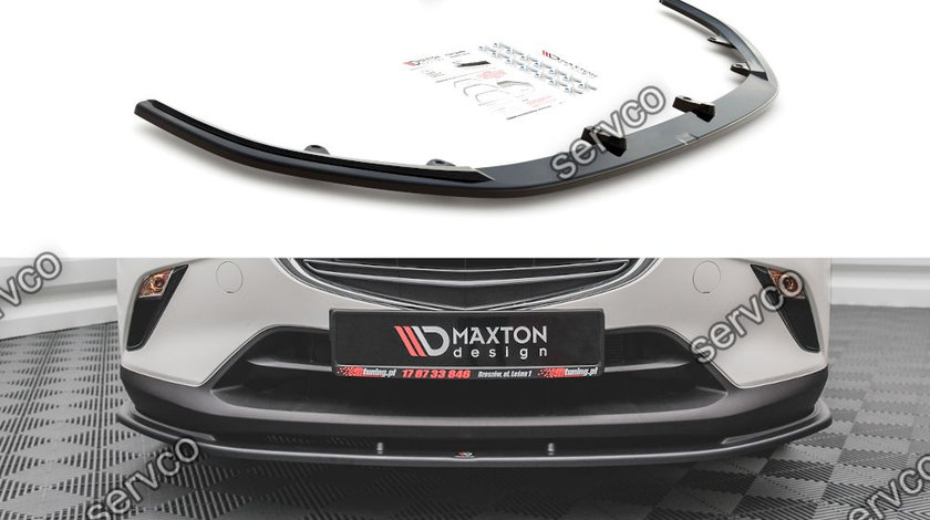 Prelungire splitter bara fata Mazda CX-3 2015- v1 - Maxton Design