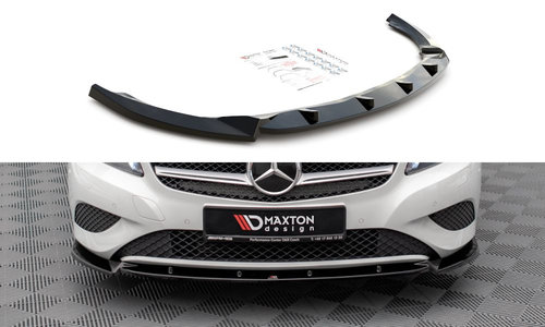 Prelungire splitter bara fata Mercedes A Class W176 2012-2015 v6 - Maxton Design