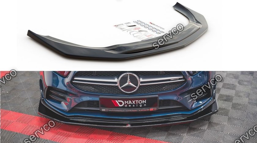 Prelungire splitter bara fata Mercedes A Class W177 A35 AMG 2018- v3