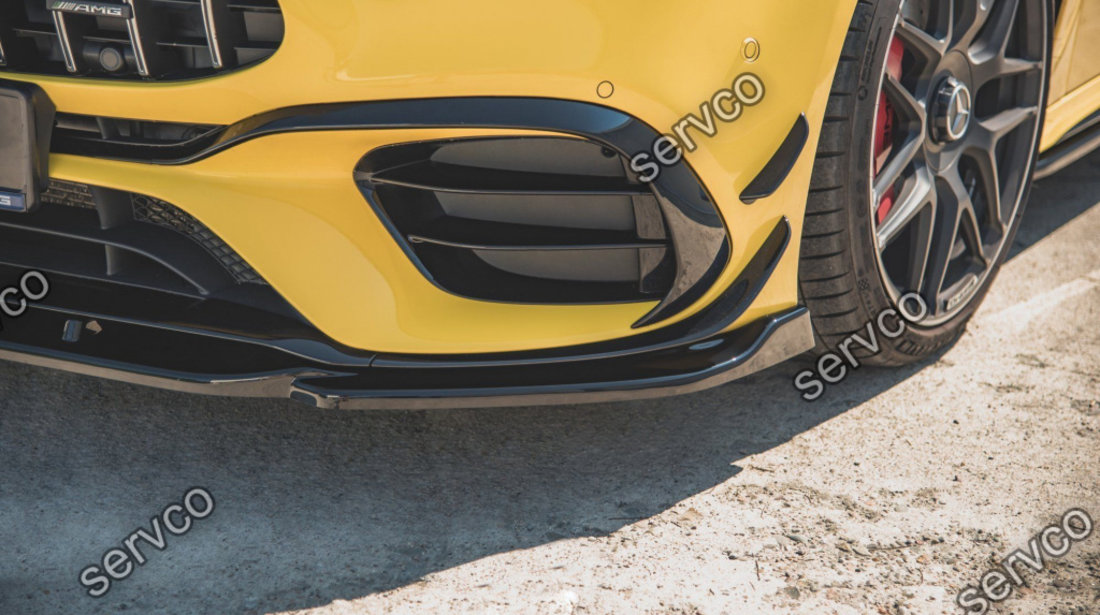 Prelungire splitter bara fata Mercedes A Class W177 AMG A 45 S 2019- v5 - Maxton Design