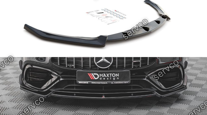 Prelungire splitter bara fata Mercedes-AMG CLA 45 Aero C118 2019- v6 - Maxton Design