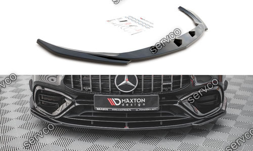 Prelungire splitter bara fata Mercedes-AMG CLA 45 Aero C118 2019- v7 - Maxton Design