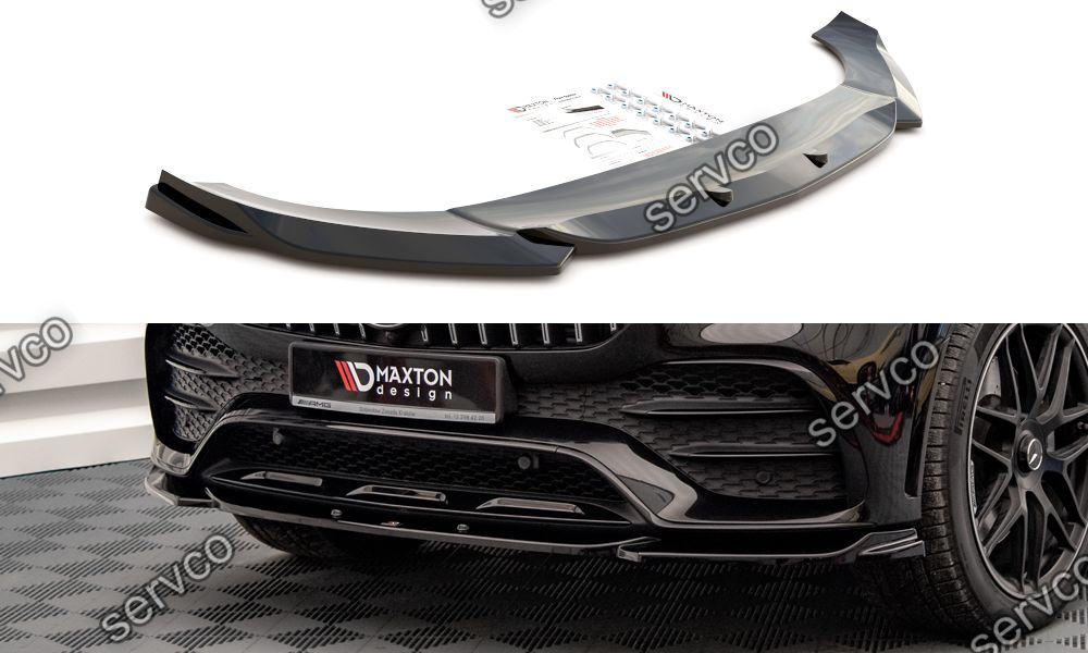 Prelungire splitter bara fata Mercedes-AMG GLE Coupe C167 2019- v1 - Maxton Design