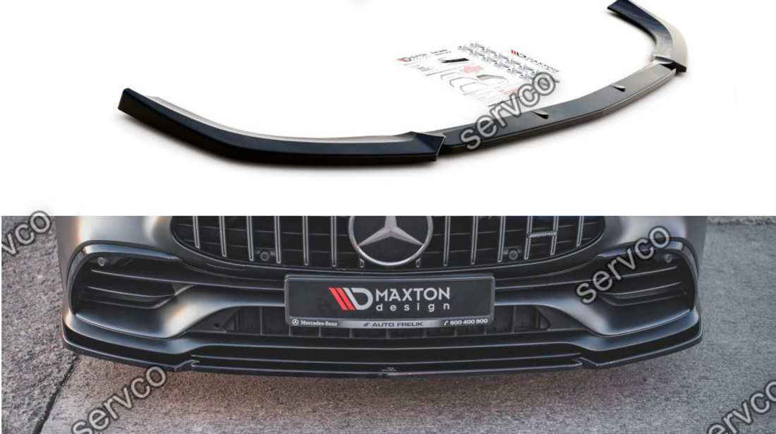 Prelungire splitter bara fata Mercedes AMG GT 53 4-Door Coupe 2018- v2 - Maxton Design