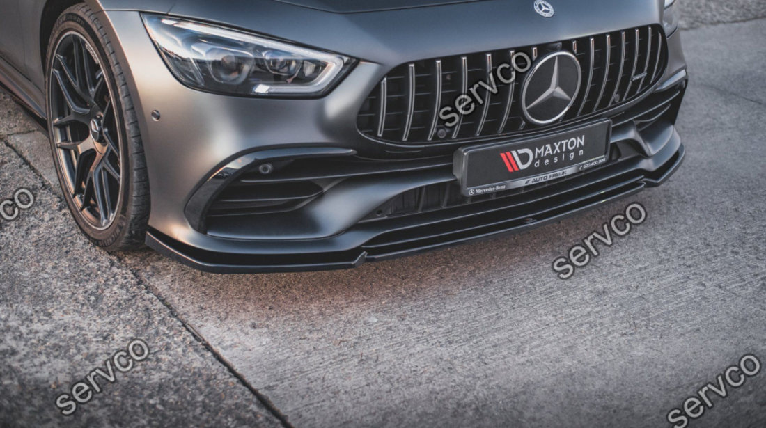 Prelungire splitter bara fata Mercedes AMG GT 53 4-Door Coupe 2018- v2 - Maxton Design