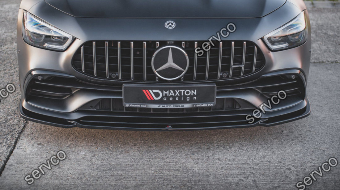Prelungire splitter bara fata Mercedes AMG GT 53 4-Door Coupe 2018- v1 - Maxton Design