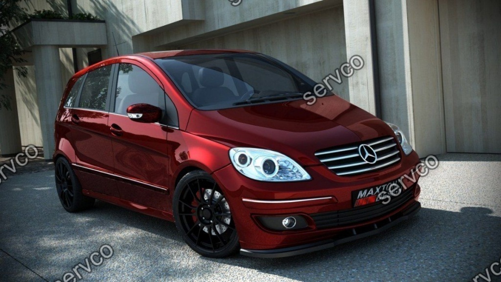 Prelungire splitter bara fata Mercedes B Class W245 2005-2008 v1 - Maxton Design