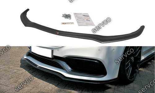Prelungire splitter bara fata Mercedes C Class C205 63AMG Coupe 2016-2018 v1 - Maxton Design