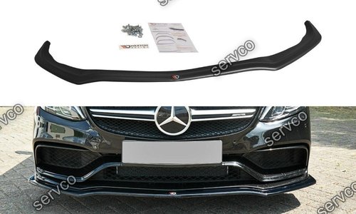 Prelungire splitter bara fata Mercedes C Class S205 63AMG Estate 2015-2018 v2 - Maxton Design