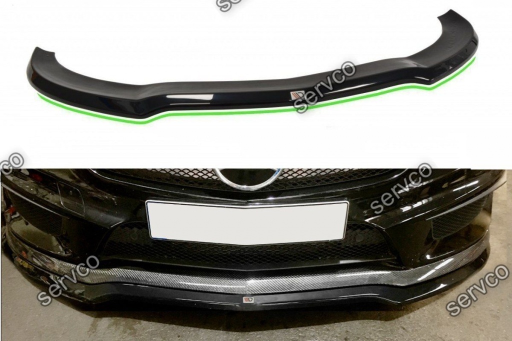 Prelungire splitter bara fata Mercedes CLA 45 AMG C117 2013-2017 v1 - Maxton Design