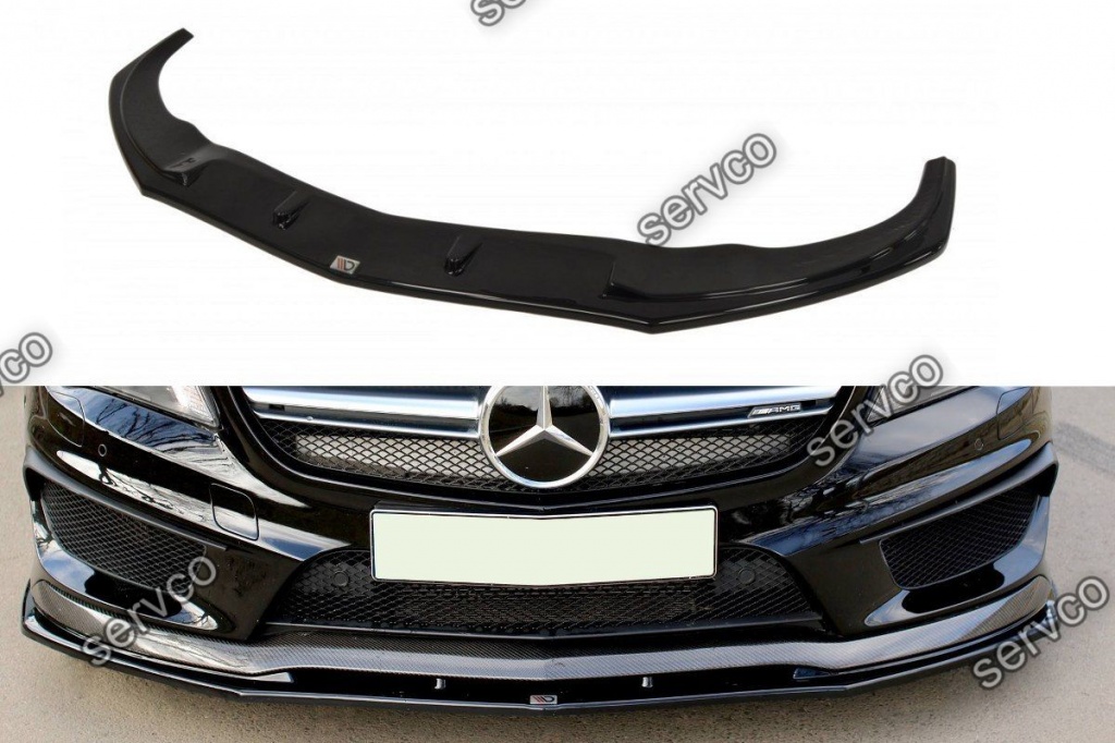 Prelungire splitter bara fata Mercedes CLA 45 AMG C117 2013-2017 v2 - Maxton Design