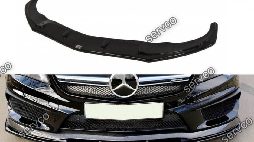 Prelungire splitter bara fata Mercedes CLA 45 AMG C117 2013-2017 v2 - Maxton Design