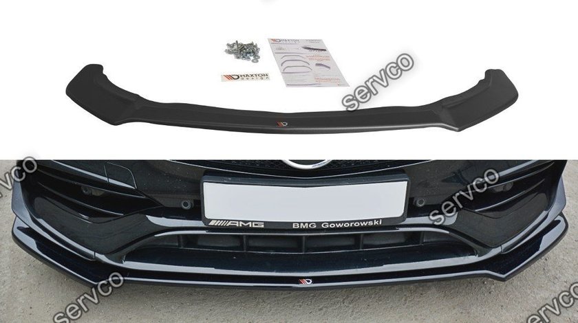 Prelungire splitter bara fata Mercedes CLA A45 AMG C117 Facelift 2017- v5 - Maxton Design