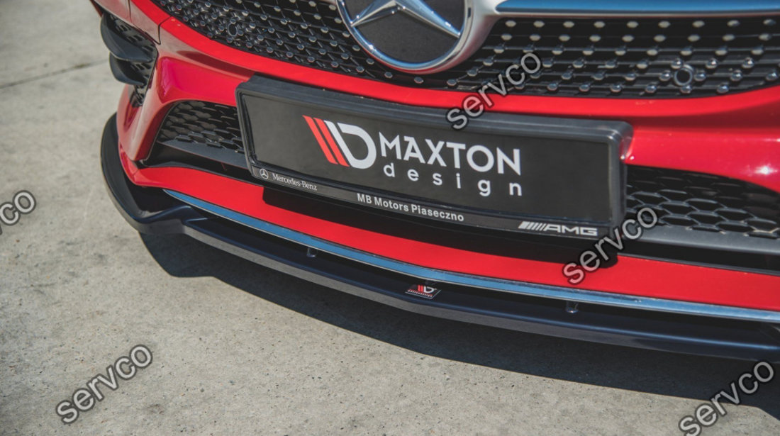 Prelungire splitter bara fata Mercedes CLA AMG-Line C118 2019- v2 - Maxton Design