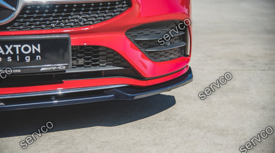 Prelungire splitter bara fata Mercedes CLA AMG-Line C118 2019- v2 - Maxton Design