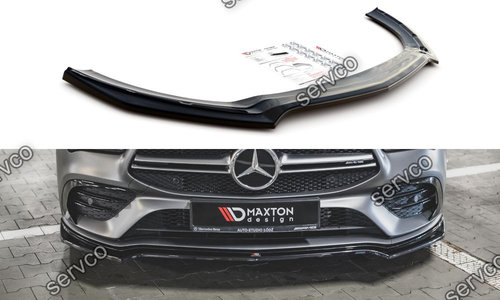 Prelungire splitter bara fata Mercedes CLA C118 AMG 35 Aero 2019- v3 - Maxton Design