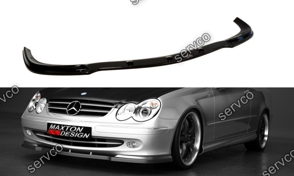 Prelungire splitter bara fata Mercedes CLK W209 2003-2006 v1 - Maxton Design