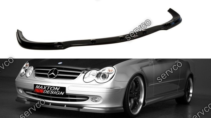 Prelungire splitter bara fata Mercedes CLK W209 2003-2006 v1 - Maxton Design