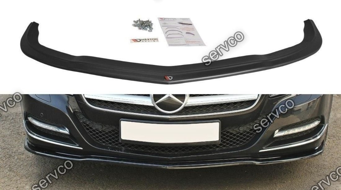 Prelungire splitter bara fata Mercedes CLS C218 2011-2014 v1 - Maxton Design