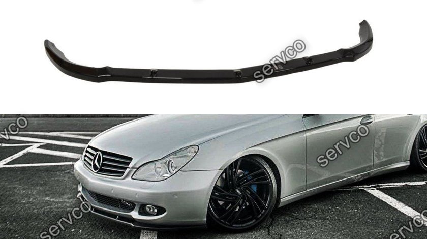 Prelungire splitter bara fata Mercedes CLS C219 2004-2008 v1 - Maxton Design