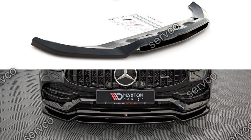 Prelungire splitter bara fata Mercedes GLC C253 Facelift Coupe AMG-Line 2019- v1 - Maxton Design