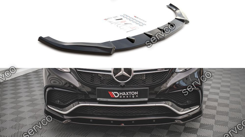 Prelungire splitter bara fata Mercedes GLE Coupe 63AMG C292 2015-2019 v1 - Maxton Design