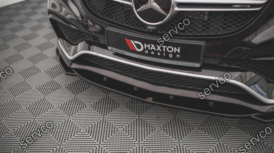 Prelungire splitter bara fata Mercedes GLE Coupe 63AMG C292 2015-2019 v2 - Maxton Design