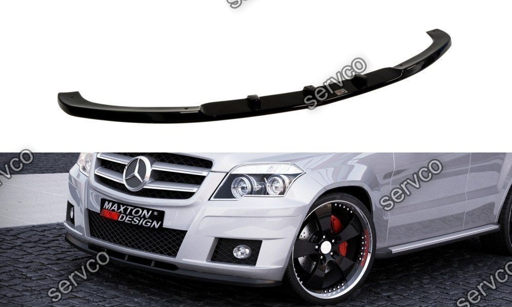 Prelungire splitter bara fata Mercedes GLK W204 2008-2012 v1 - Maxton Design