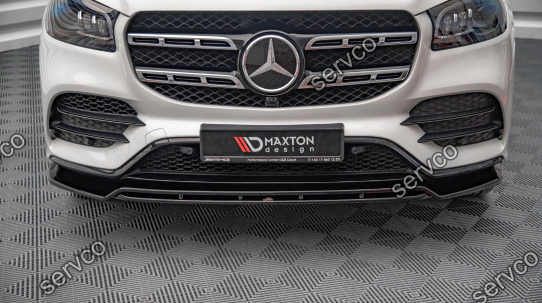 Prelungire splitter bara fata Mercedes GLS AMG-Line X167 2019- v1 - Maxton Design