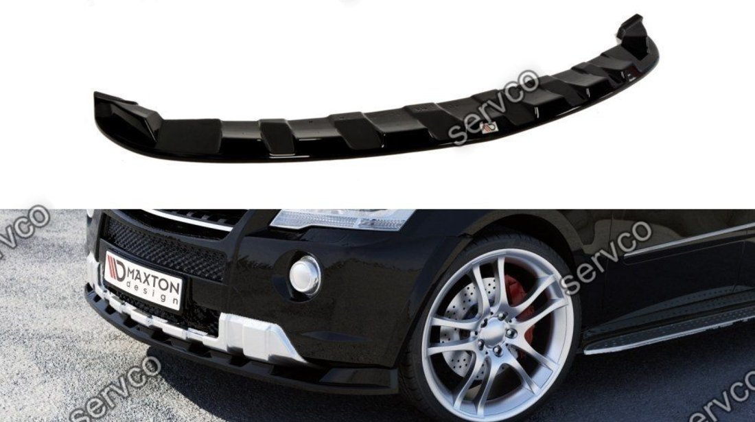 Prelungire splitter bara fata Mercedes ML Class W164 AMG 2008-2011 v1 - Maxton Design