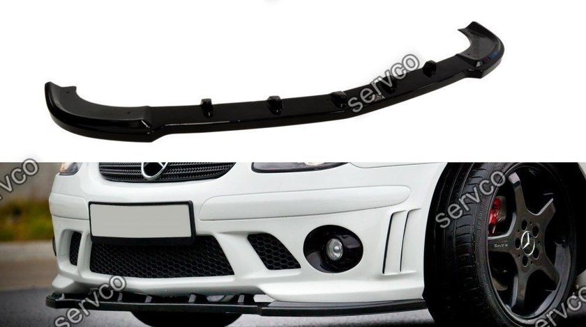 Prelungire splitter bara fata Mercedes SLK R170 1996-2004 v2 - Maxton Design