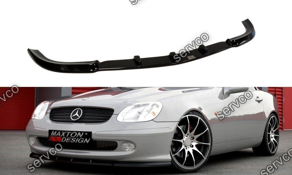 Prelungire splitter bara fata Mercedes SLK R170 2000-2004 v1 - Maxton Design