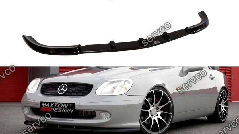 Prelungire splitter bara fata Mercedes SLK R170 2000-2004 v1 - Maxton Design