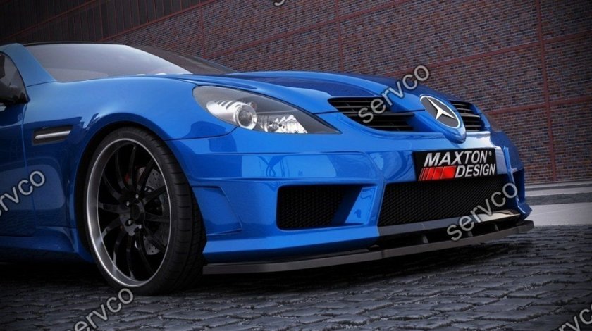 Prelungire splitter bara fata Mercedes SLK R171 2004-2011 v2 - Maxton Design