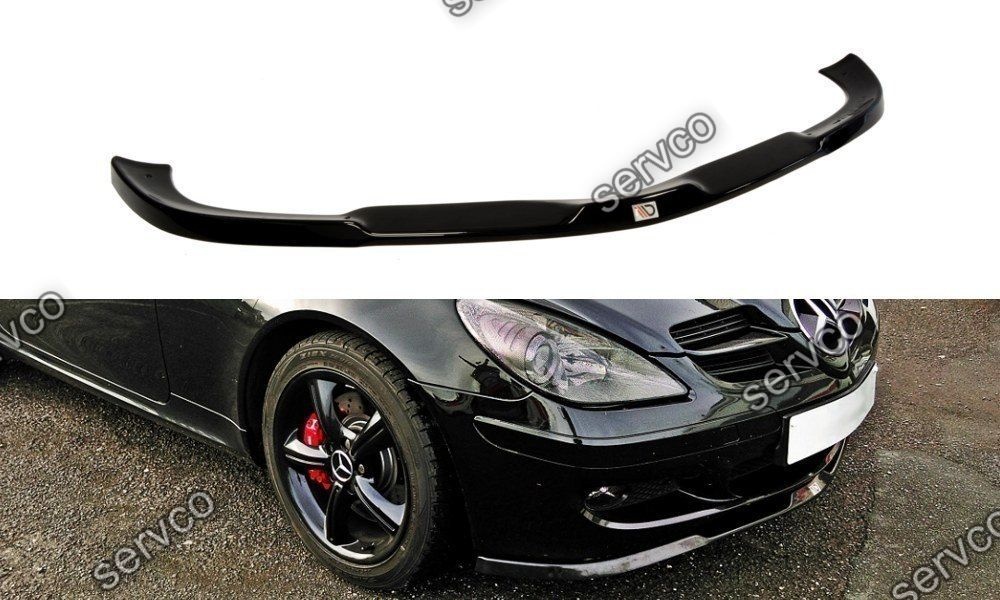 Prelungire splitter bara fata Mercedes SLK R171 2004-2011 v1 - Maxton Design