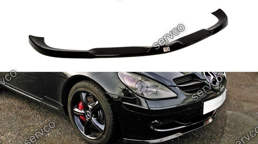 Prelungire splitter bara fata Mercedes SLK R171 2004-2011 v1 - Maxton Design