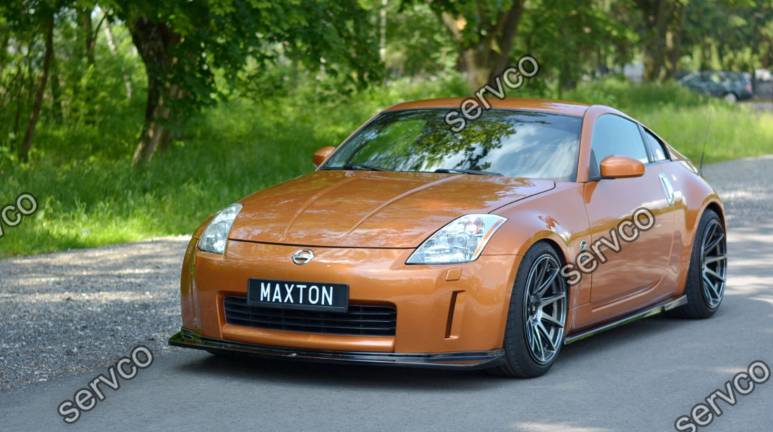 Prelungire splitter bara fata Nissan 350Z 2003-2008 v1 - Maxton Design