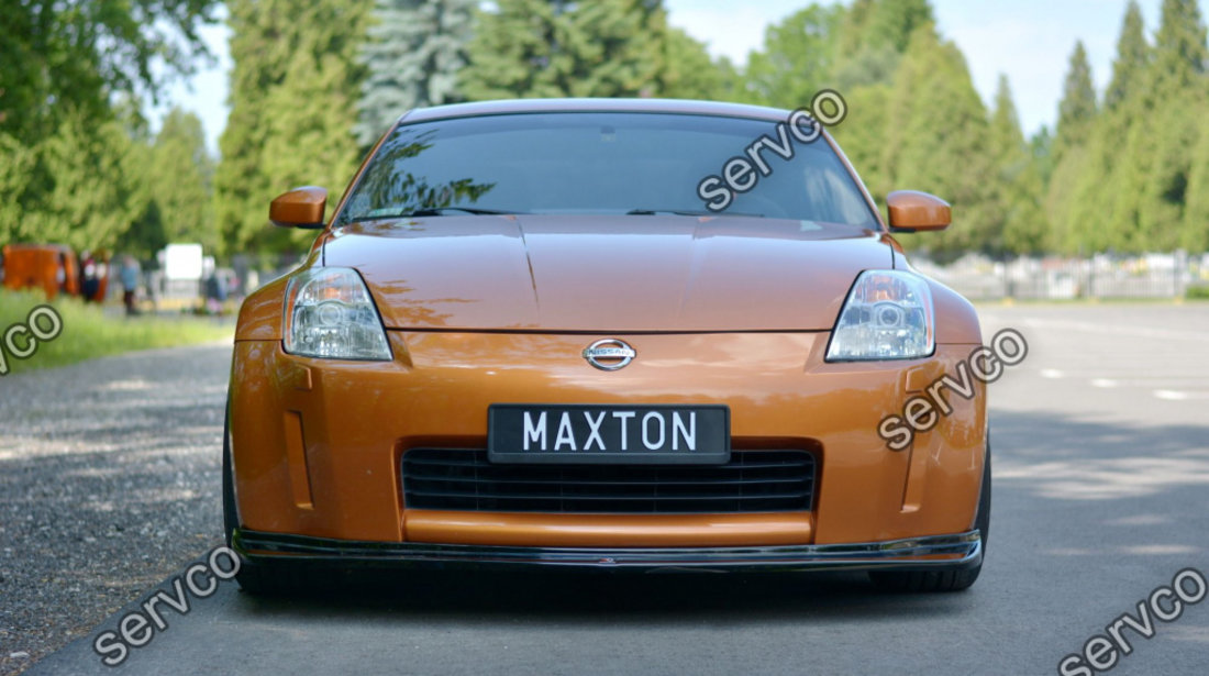 Prelungire splitter bara fata Nissan 350Z 2003-2008 v1 - Maxton Design
