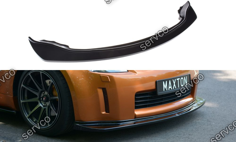 Prelungire splitter bara fata Nissan 350Z 2003-2008 v1 - Maxton Design