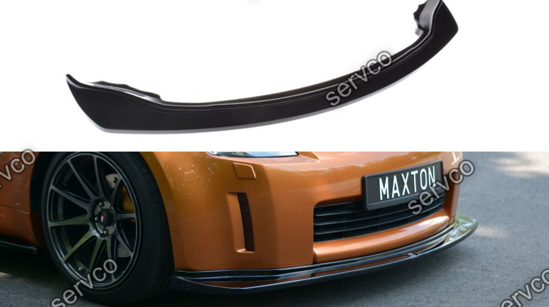 Prelungire splitter bara fata Nissan 350Z 2003-2008 v1 - Maxton Design