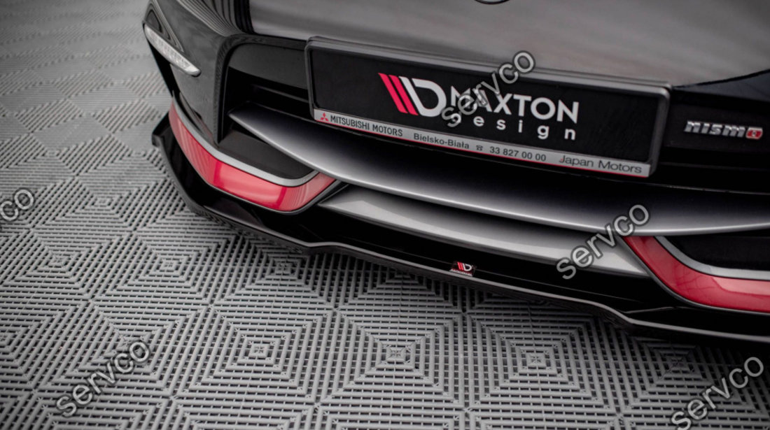 Prelungire splitter bara fata Nissan 370Z Nismo Facelift 2014-2020 v1 - Maxton Design