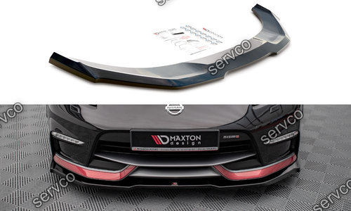 Prelungire splitter bara fata Nissan 370Z Nismo Facelift 2014-2020 v1 - Maxton Design