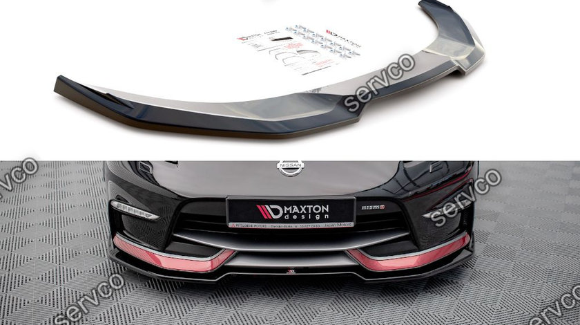 Prelungire splitter bara fata Nissan 370Z Nismo Facelift 2014-2020 v3 - Maxton Design