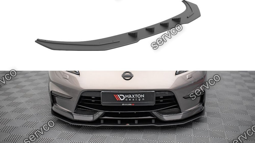 Prelungire splitter bara fata Nissan 370Z Nismo Facelift 2014-2020 v4 - Maxton Design